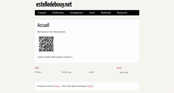 Desktop Screenshot of estelledebouy.net